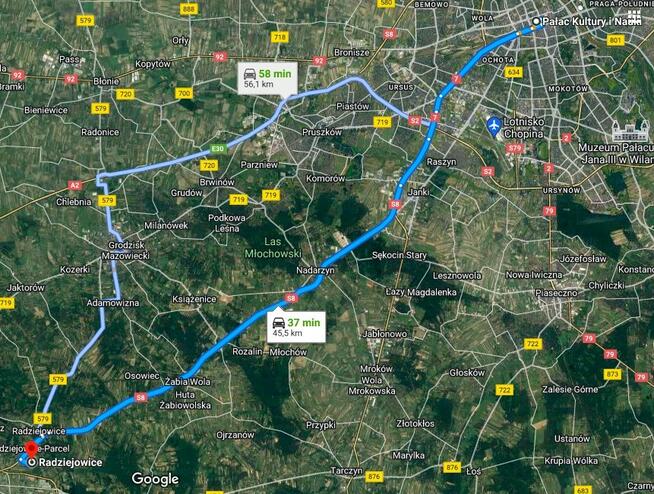 Działka budowlana Kuranów gm. Radziejowice,