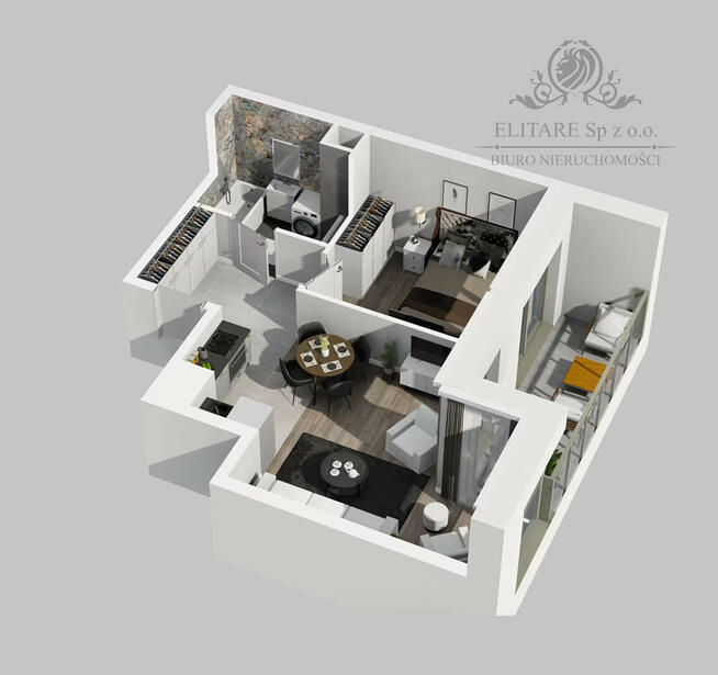 Mieszkanie 40,35m2 2 pokojowe z loggią 6,61m2 na wynajem, dla siebie