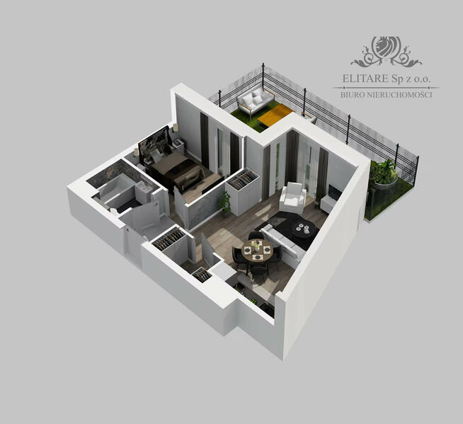 Śliczne mieszkanie z ogrodem 2 pokojowe przy Odrze