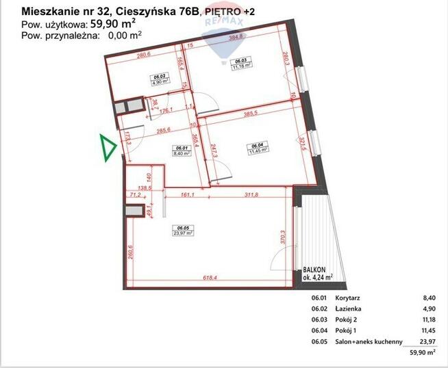 Apartament ul. Cieszyńska 76B