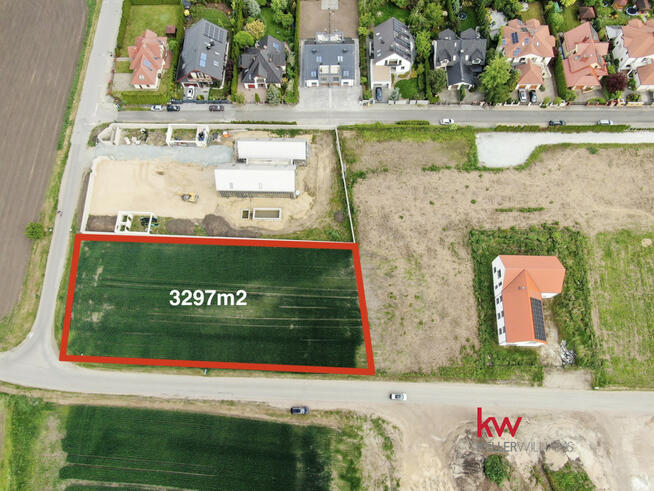 Działka usługowa Bielany Wrocławskie gm. Kobierzyce, Przestrzenna