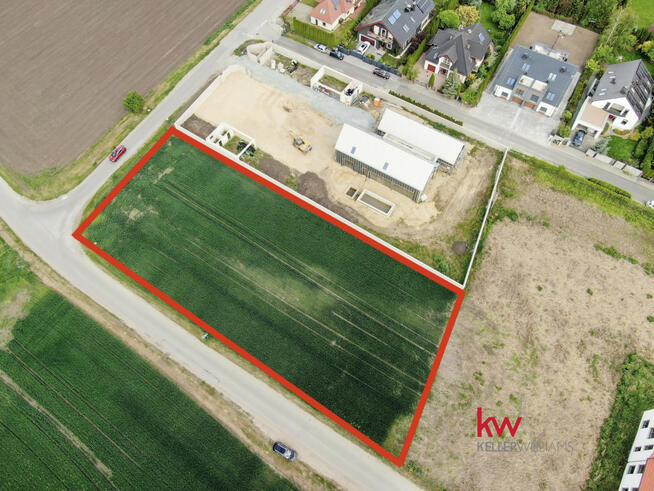 Działka usługowa Bielany Wrocławskie gm. Kobierzyce, Przestrzenna