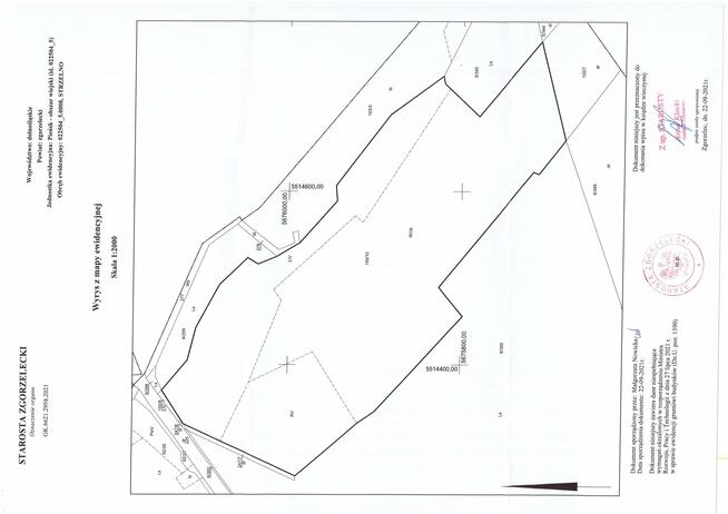 Działka inwestycyjna Strzelno gm. Pieńsk