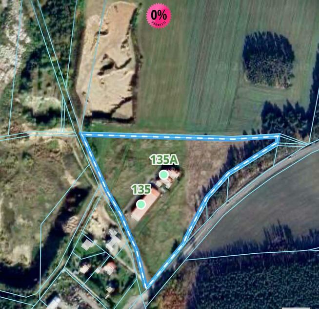 Działka przemysłowa Brzeźnik gm. Bolesławiec, Wrocławska