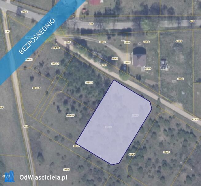 Działka 194/3 w miejscowości Ełganowo