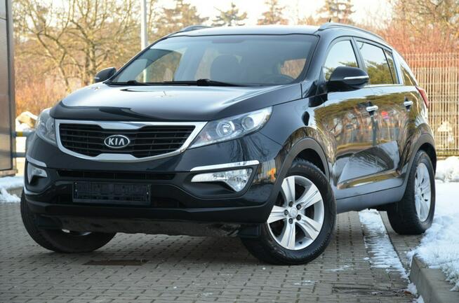 Kia Sportage Czarna Opłacona 1.6GDI 135KM Serwis Navi Kamera Parktronik Alu