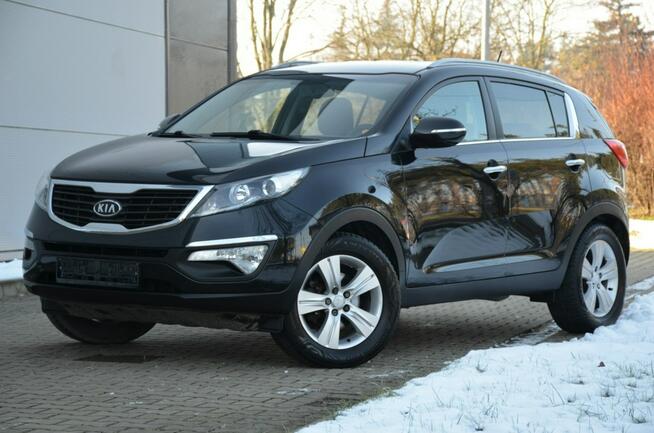 Kia Sportage Czarna Opłacona 1.6GDI 135KM Serwis Navi Kamera Parktronik Alu