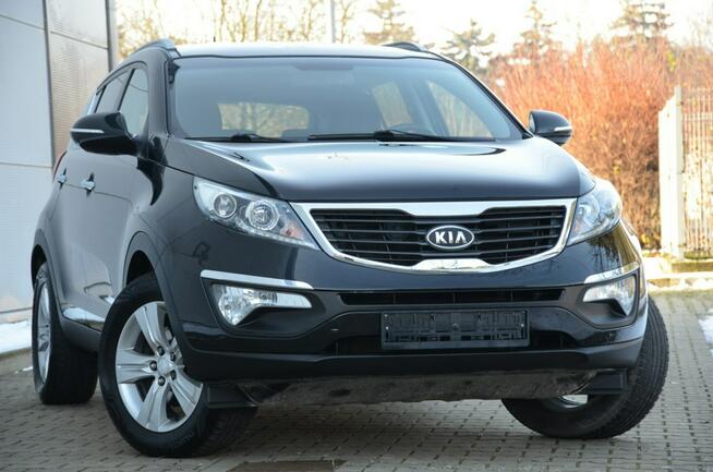 Kia Sportage Czarna Opłacona 1.6GDI 135KM Serwis Navi Kamera Parktronik Alu