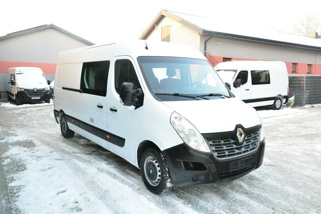 Renault Master 7 osobowy brygadówka doka max pełna opcja servis regały