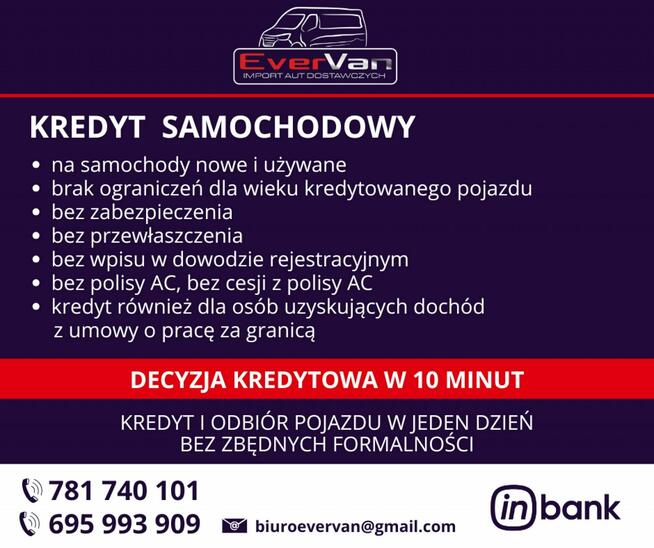 Renault Master 7 osobowy brygadówka doka max pełna opcja servis regały