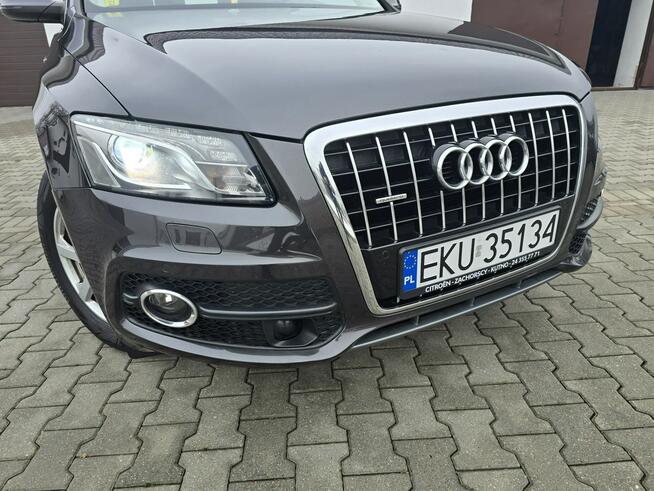 Audi Q5 3,0tdi Quattro. Navi.Klimatr 2 str.Skóry,Podg.Fotele.S-Line,Zarejestro