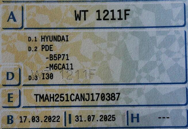 Hyundai i30 Gwarancja Fabryczna SalonPL FV23% ASO 1.5DPI 110KM LED Tempomat