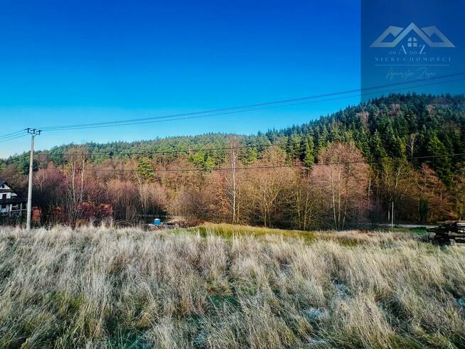 Działka budowlana Łęki gm. Myślenice