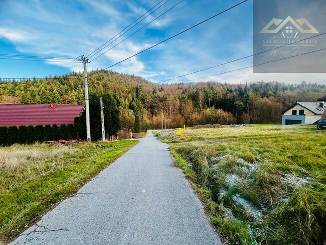 Działka budowlana Łęki gm. Myślenice