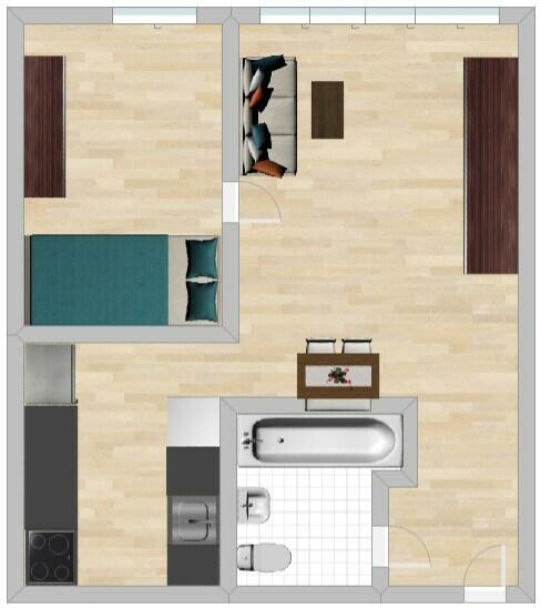 Legnicka 30, wynajmę funkcjonalne 2 pokoje