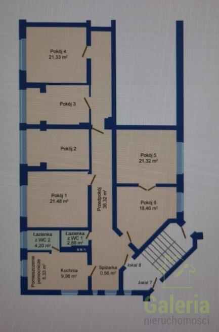 Niepowtarzalnie duże mieszkanie w sercu Pogodna