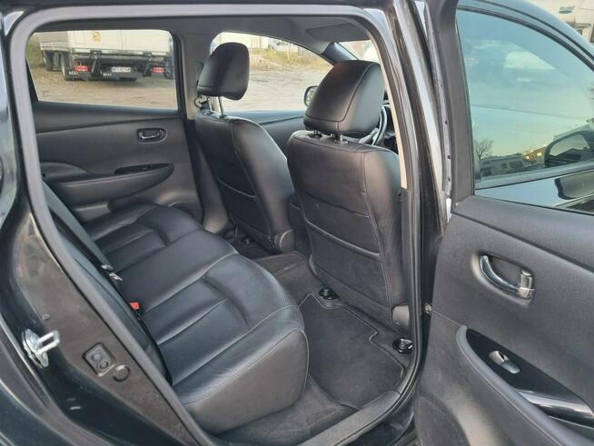 Nissan Leaf Tekna 30kWh 2016 117 tys. km Pompa ciepła Skóra BOSE Kamera 360 Alu