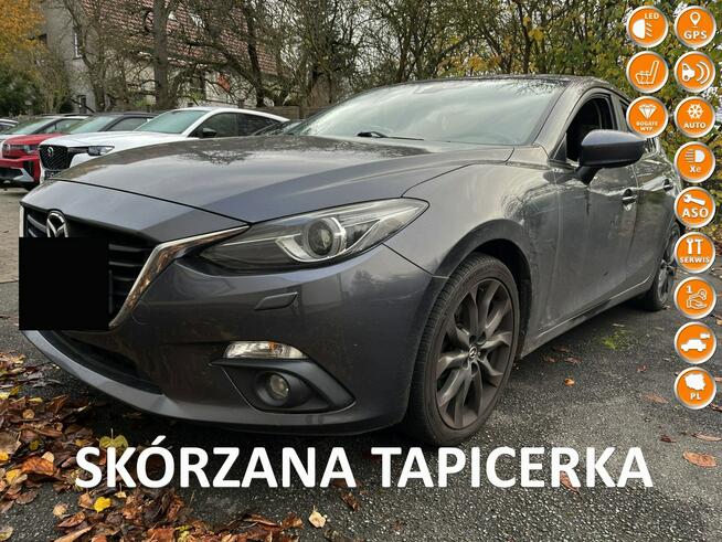 Mazda 3 2.0 benzyna Nakama 165km kamera BI-XENON skóra NAV serwis 2017