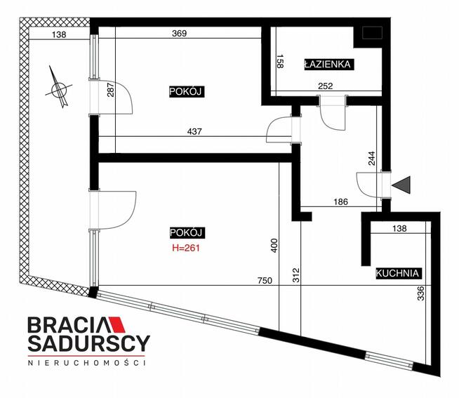 Mieszkanie Kraków Dębniki, Kliny, Borkowska