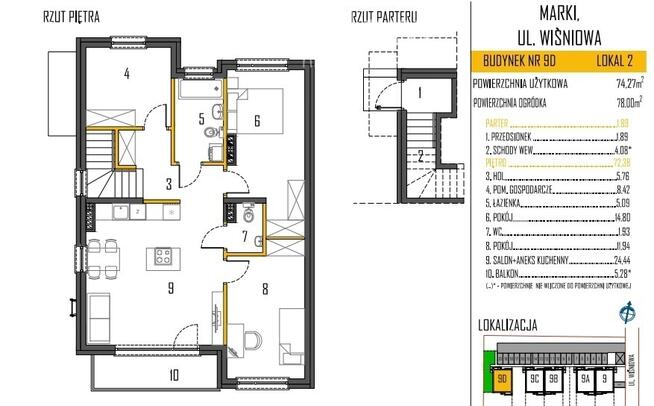 Ostatnie 3 dostępne, 4-pokojowe mieszkania. Marki