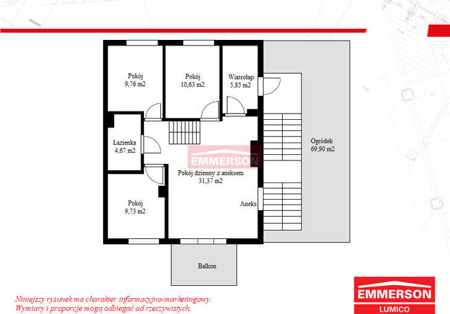 Mieszkanie/4 pokoje/ogród