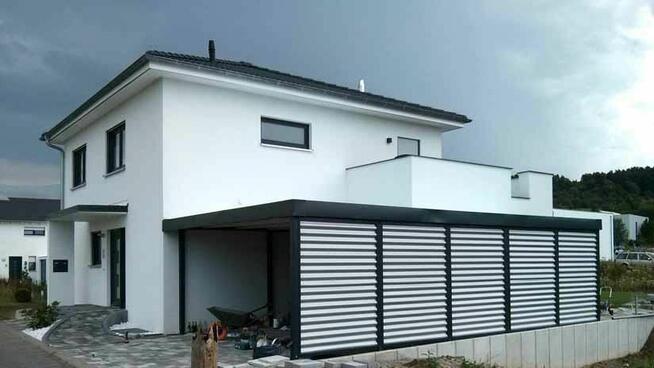 Carport Nowoczesna wiata garażowa 6x6 dwa stanowiska.