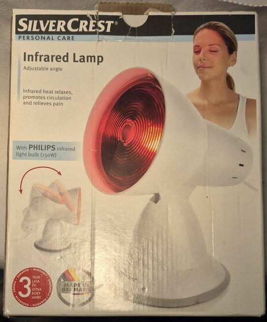 Lampa podczerwień promiennik 150W żarówka Philips solux