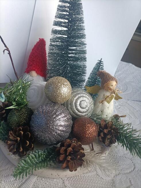Stroik świąteczny ręcznie wykonany.