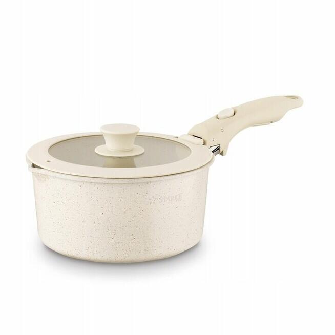 Garnki zilner kremowe z odpinana rączka 259zl