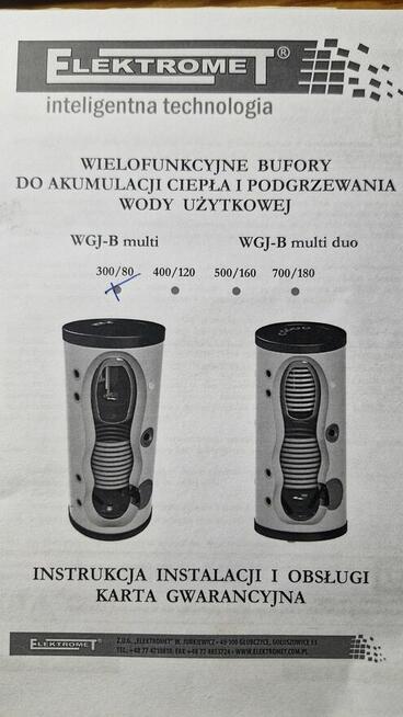 Bufor, zbiornik buforowy z dodatkową wężownicą.