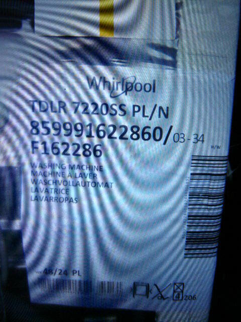 Nowa pralka otwierana od gory,7 kg,1200 obr. 950 zl