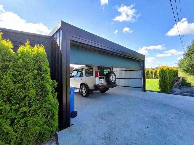 Nowoczesne wiaty garażowe, carporty stal, aluminium