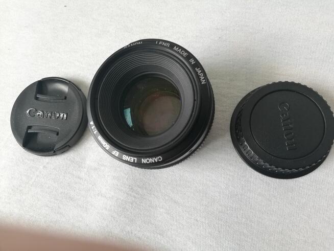 Sprzedam prawie nowy obiektyw Canon 50mm f/1.4 USM