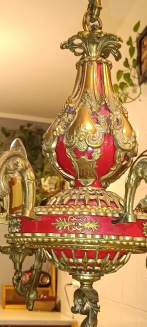 PAŁACOWY ANTYCZNY ORGINALNY ZYRANDOL!!!