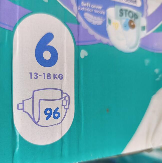 Pieluchy PAMPERS 6 Active baby 96szt