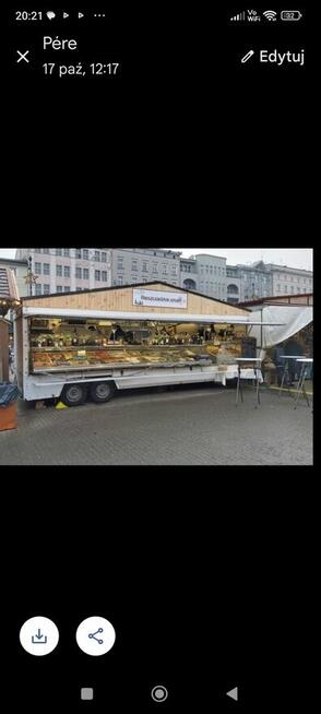 Praca na jarmarku świątecznego w Rzeszowie