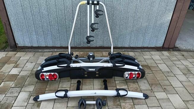 Bagażnik na hak Thule EC 909 G5 3 rowery+ dostawka 13 pin st