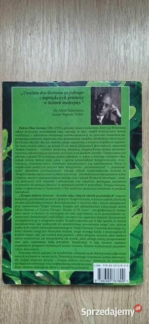 Terapia doktora Gersona - leczenie raka i innych chorób
