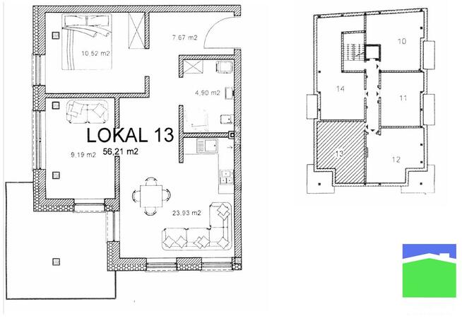 Mieszkanie Pabianice, Warszawska