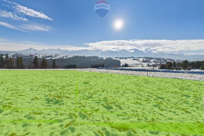 Działka budowlana z widokiem na góry w Bustryku