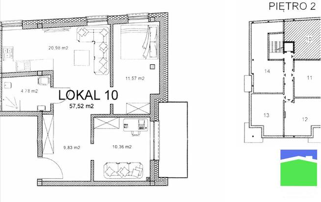 Mieszkanie Pabianice, Warszawska