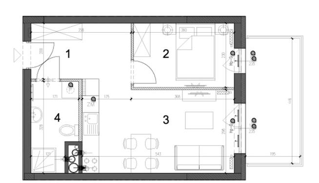 Nowe > 2 pokoje > 36,87 m2