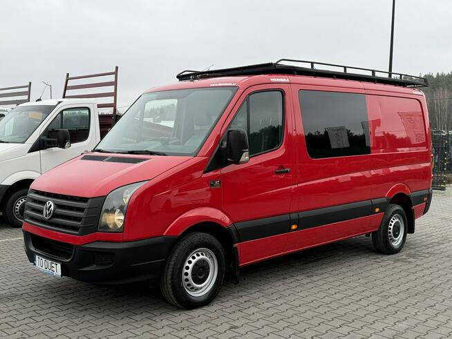 Volkswagen Crafter Brygadówka Doka 6 osób L2H1 Kat.B Hak 3500kg Super Stan (Master,Iveco)