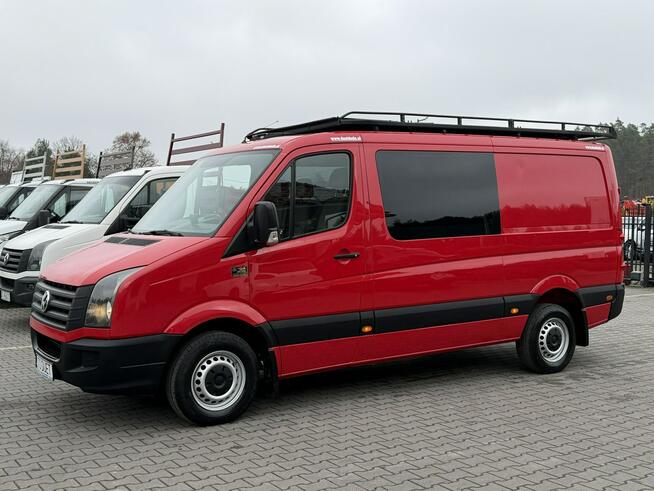 Volkswagen Crafter Brygadówka Doka 6 osób L2H1 Kat.B Hak 3500kg Super Stan (Master,Iveco)