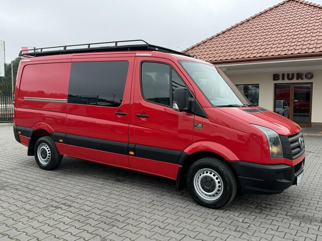 Volkswagen Crafter Brygadówka Doka 6 osób L2H1 Kat.B Hak 3500kg Super Stan (Master,Iveco)