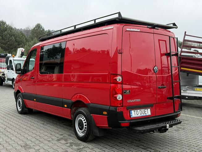 Volkswagen Crafter Brygadówka Doka 6 osób L2H1 Kat.B Hak 3500kg Super Stan (Master,Iveco)