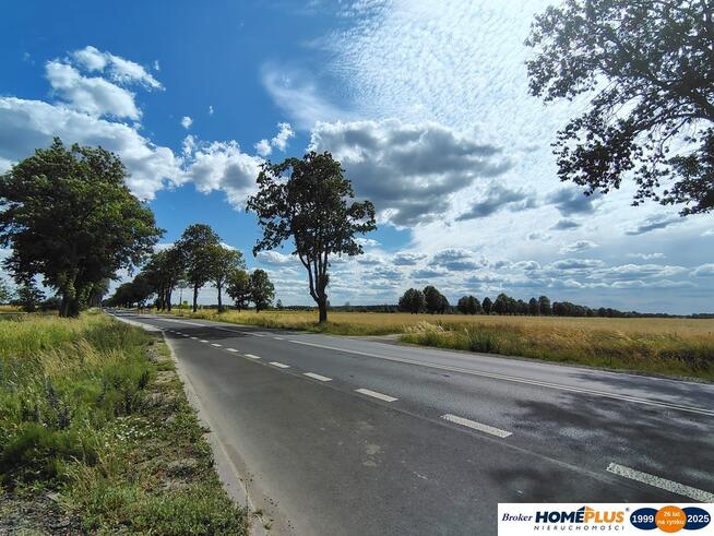 Działka przy DK 61 blisko Narwi 35 km od Warszawy