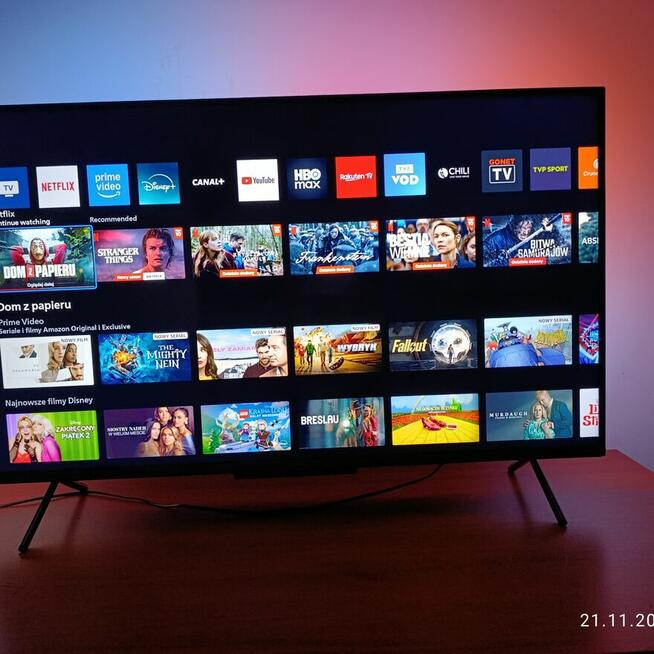 TV PHILIPS 43LED-UHD AMBILIGHT gwarancja do grudnia 2026