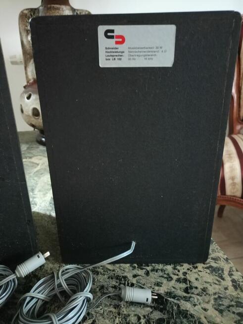 Zabytkowe Kolumny 4 Ohm Schneider Box LB 102 Vintage