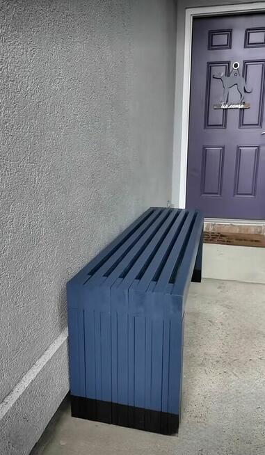 Ławka ogrodowa drewniana